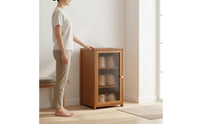 Vertical Shoe Storage Cabinet Dustproof Tall Shoe Organizer Space Saving Home Furniture for Entryway, Hallway, Closet