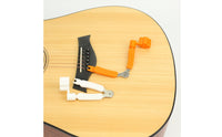Multi-Functional 3-in-1 Guitar Tool Portable Guitar String Winder Cutter Time-Saving String Winder Cutter Pin Puller Long-Lasting for Guitarists, Beginners