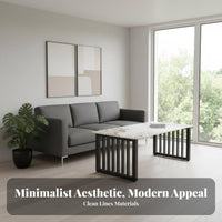 Modern Minimalist & design elevatingTop Coffee Table Multi-Functional Household Furniture adaptableable Design dual-level Shelf for Small Apartment Residents, property owners, Young Adults, Living Room, Sofa Dining, Home Office