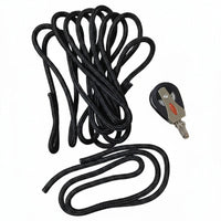 Heavy-Duty Pilates Reformer Rope Kit Padded Straps Reformer Pulley and Strap Set Central Bed Replacement Ropes for Home Gym