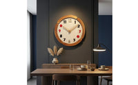 Wooden Wall Clock Easy Reading Wooden Wall Clock Clockwork Mechanism Timepiece