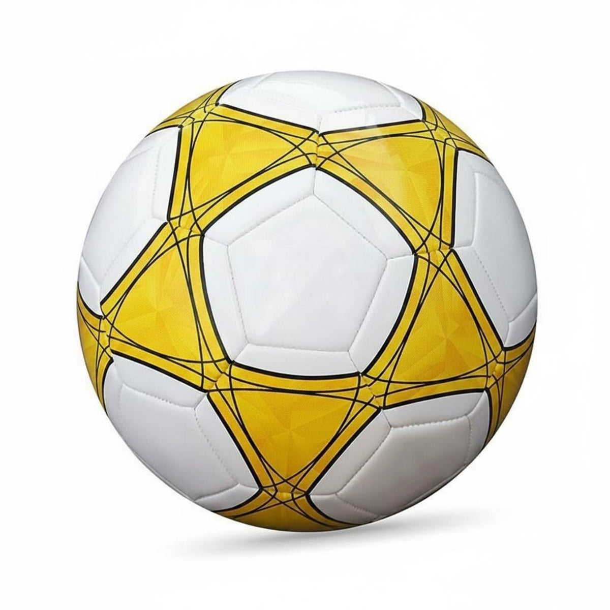 Matte Surface Size 5 Soccer Ball PVC Machine Stitched Football Long-Lasting for Young Players
