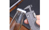 Window Breaker Titanium Alloy Multi-Tool Lightweight Adjustable Wrench Multi-Tool High Hardness Adjustable Wrench Multitool for Everyday Carry, Camping, Emergency