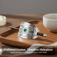 Chinese Hair Elegant Headpiece and Elegant Traditional Chinese Attire Hair Ornament Intricate Design Ancient Design Headdress for Cosplayers