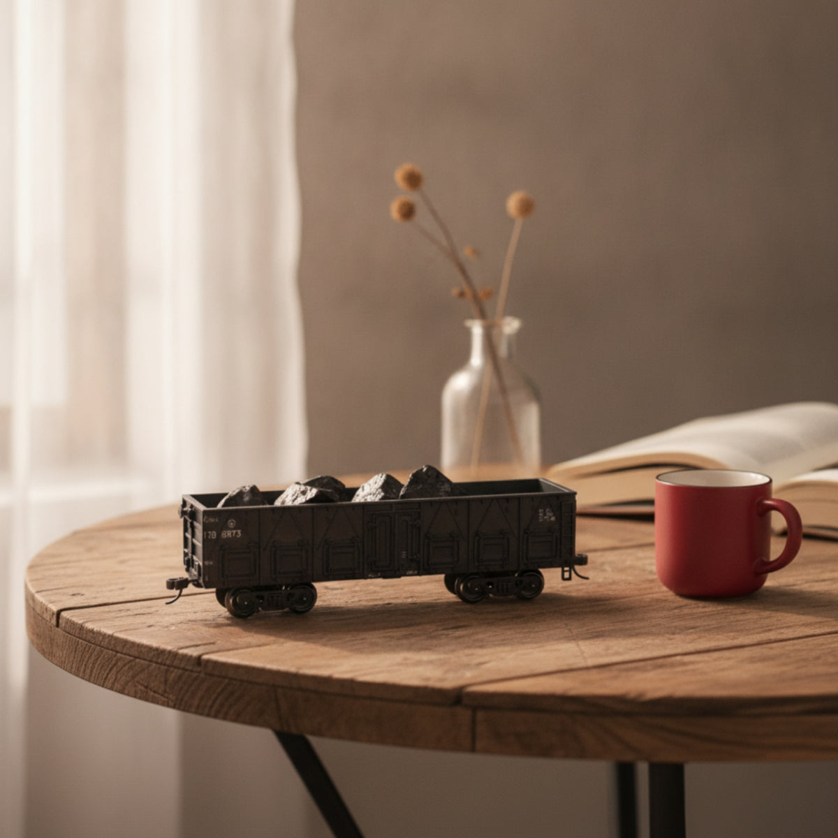 Model Tanker Car Metal Construction Scale Train Tanker Printed Markings