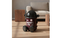 Decorative Design Space Helmet Bin Large Capacity Lidded Trash Can Odor Control Lidded Garbage Bin Easy to Clean