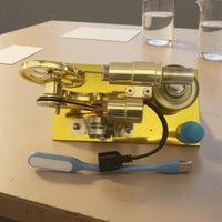 Thermal Engine Model Visible Linkages Educational Display Model Heat-Powered Science Toy