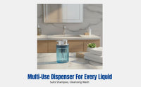 Ice Pattern Dispenser Bottle, Luxury PP Foam Pump, Shampoo Shower Gel Laundry Press Bottle