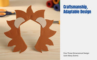 Animal Ear Headband, Non-Woven Fabric, Lion, Rabbit, Giraffe, Kids Role Play, Party Decoration
