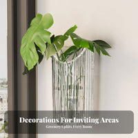 Adhesive Plant Holder Drilldrill-Less Installation Adhesive Ribbed Flower Holder