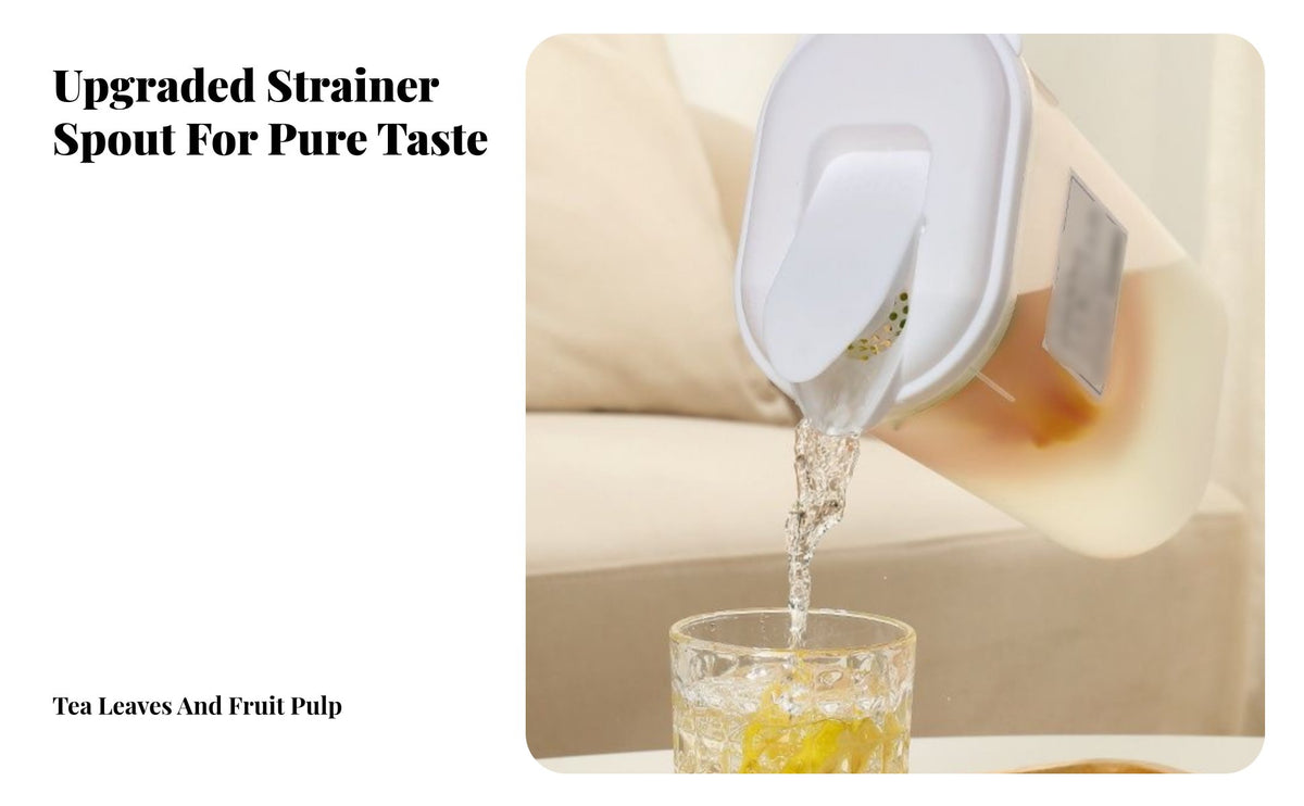Cold Water Jug Large Capacity Water Carafe with Lid Heat Resistant Iced Tea Pitcher for Summer, Home, Party