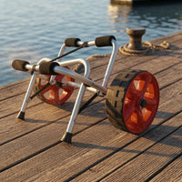Kayak Trolley Cart Foldable Surfboard Trolley Cart Wheeled for Beach Transport