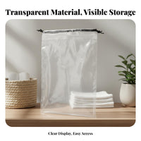 Dustproof Doll Storage Bag Reusable Stuffed Toy Dust Cover Thickened Material for Collectors, Kids, Home Organization, Closet