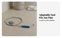 Multi-Purpose Drain Snake Reusable Plumbing Snake Heavy Duty for DIY Enthusiasts, Property Managers, Bathtub, Bathroom, Kitchen