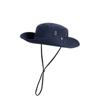 Fisherman Hat Wide Brim Sun Hat with Chin Strap Secure Fit Protection for Hiking, Travel