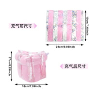 Glitter Inflatable Arm Floaties Transparent Arm Floaties Thickened Armbands Comfortable for Children, Adults, Beginners, Swimming Pool, Water Play, Swim Practice