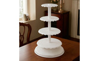 Cake Stand Stable 4 Tier Cake Culinary Stand Grade Dessert Display for Dessert Makers, Parties