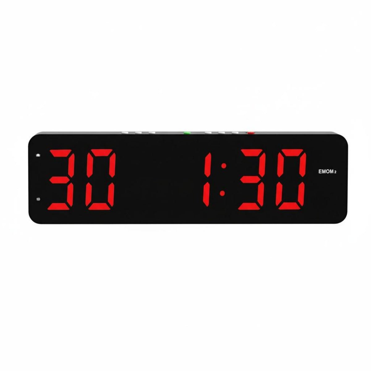 Long Battery Life LED Gym Timer Customizable Programs Multi-Function Electronic Clock USB-C Charging LED Fitness Stopwatch for Athletes, Kitchen