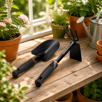 Gardening Tools, Hoe, Weeding Tool, Garden Shovel, Set of 8, Steel, For Home Vegetable Gardens, Yard Work