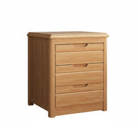 With Lock Multi-Drawer Nightstand Pre-Assembled Bedside Table Easy Assembly Bedroom Cabinet Modern Design for Homeowners, Apartment Dwellers, Families, Living Room, Home Office