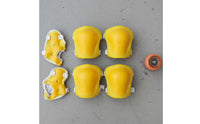 6 Pieces Kids Impact-Resistant Gear Set EVA Foam Padding Kids Knee Elbow Wrist Guards Breathable Material Child Pads for Skateboarding