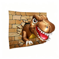 Inflatable Dinosaur Car Decoration Cartoon Dinosaur Trunk Inflatable Oversized Vehicle Trick-or-Treating Decor for Garage