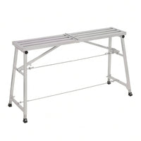 Portable Work Rack Foldable Scaffold with Carry Handles Anti-Slip Folding Scaffold for Contractors, DIY Practitioners, Jobsites