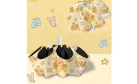 Foldable Automatic Umbrella Star-Themed Automatic Folding Umbrella Portable Shade Compact Weather Gear Printed for Children