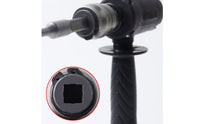 Textured Grip Drill-to-Hammer Converter Head Side Handle Electric Drill Hammer Adapter Round Hand Protector Hammering Tool Adapter Matte Black