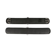 Western Cinch Padded Belt Textured Horse Girth with Rings for Equestrians, Riders, Trail Riding
