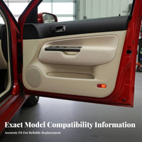OEM Fit Right Hand Drive Door Pull Handle Long-Lasting ABS Construction Window Switch Panel Bezel Wear-Resistant Window Switch Panel Bezel Set Easy Installation
