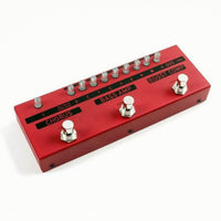 Bass Multi-Effects Pedal Stompbox-Style Bass Effects Pedal with Footswitches Compact for Guitarists