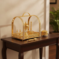 Openwork Incense Burner Set Decorative Incense Holder Set with Tray Versatile Multifunction for Living Room