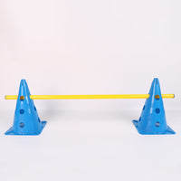 30cm Square Base Training Cones with Holes for Soccer and Sports Drills