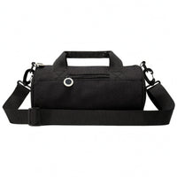 Oxford Cloth Cylindrical Duffel Bag Zippered Travel Duffel Bag Detachable Strap Luggage Structured