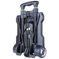 Foldable Lightweight Shopping Cart with Wheels, Portable Grocery Utility Cart