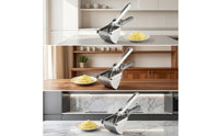 Stainless Steel Potato Ricer Double-Handle Hand Press Easy to Clean Potato Masher Handheld for Home Cooks
