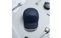 Structured Front Baseball Style Bump Cap Curved Brim ABS Shell Cap Impact-Resistant for Worksite