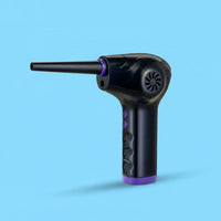 Multiple Nozzles Cordless Air Duster Multi-Nozzle Wireless Dust Cleaner Strong Wind Rechargeable Dust Blower Lightweight for Hair Cutting