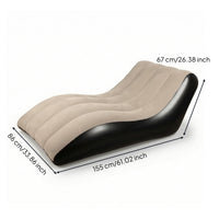 Inflatable Reclining Lounge Chair Relaxing Lazy Sofa Soft Lounging Couch for Patio