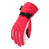 Women's Winter Warm Ski Gloves - Thickened Fleece Lined for Outdoor Sports, Skating, Cycling