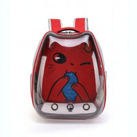 Pet Backpack Carrier with Clear Front Shell Lightweight Transparent Cat Carrier Backpack Handsunencumbered Long-Lasting for Cats