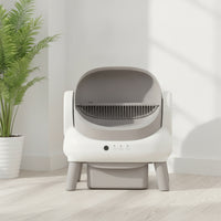 Smart Open-Top Automatic Litter Box Electric Self-Cleaning Cat Litter Box for Cats, Indoor, Home