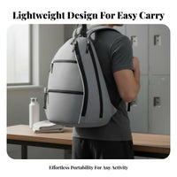 3-Way Carry Pickleball Paddle Bag Lightweight 2-Racket Holder Bag Multi-Pocket Design for Commuting