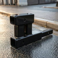 Trailer Hitch Extension Arm Welded Steel Double Coupler Hitch Extension Versatile Double Coupler for Towing