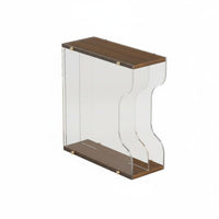 Acrylic Vinyl Album Rack Large Capacity Vinyl Album Display Stand Space Saving