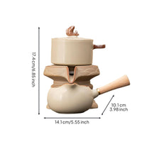 Ru Kiln Ceramic Teapot Automatic Gongfu Tea Set Mill Design
