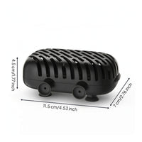 Turtle Waste Collector Slimline Turtle Poop Catcher Box Aquatic Waste Collector Vented Accessory Compact for Shallow Water