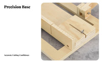 Wooden Soap Cutter Wood Construction Soap Loaf Cutting Tool Versatile Cutting Tool with Scale for DIY Crafters, Home Kitchen, Workshop