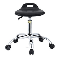 ESD Anti-Static PU Leather Lab Chair with Adjustable Height for Cleanroom and Workshop